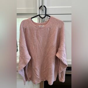 H&M Soft Pink Crew Neck Sweater
